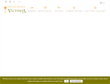 Tablet Screenshot of hotelruralvictoria.com